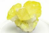 Striking Sulfur Crystal Cluster - Italy #207697-1